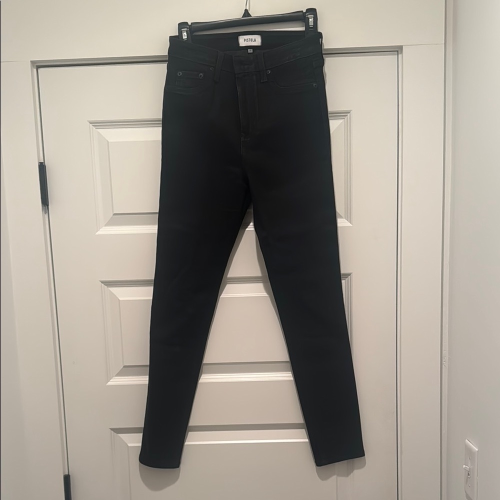 Pistola Black Skinny Jeans High Waist Stretch